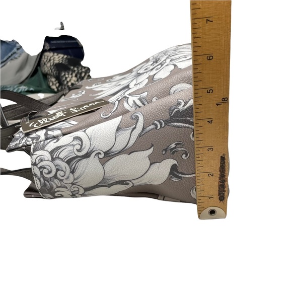 Elliot Lucca  Medium Floral Satchel Crossbody NWT - Picture 10 of 14